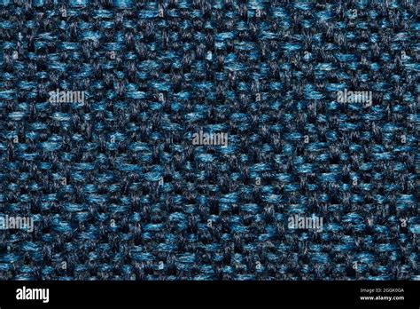 Navy Blue Fabric Color Swatch Pattern With Light Colored Flecks Stock