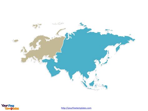 Printable Eurasia Map