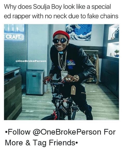 Following his introduction, big ed inspired a number of memes based on his appearance and relationship with over the next few months, people joked about big ed online, particularly focusing on his neck. Why Does Soulia Boy Look Like a Special Ed Rapper With No ...