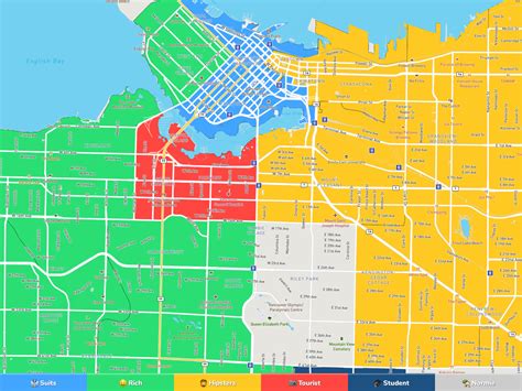 District Of North Vancouver Neighbourhood Map North Vancouver