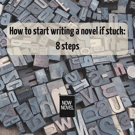 Each section of a novel comes with its own set of challenges: How to Start Writing a Novel if Stuck | Now Novel