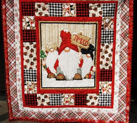 Timber Gnomies Wall Quilt Lap Sofa Throw Quilt Blanket Etsy In 2021