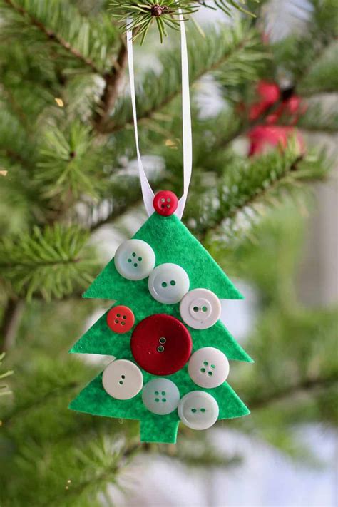 Button Christmas Tree Ornament 🎄 Craft A Unique Holiday Masterpiece
