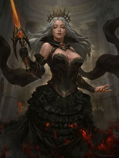Dark Queen By Kamiyamark Fantasy Female Warrior Fantasy Art Women