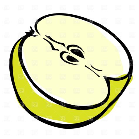 Half Apple Clipart Free Download On Clipartmag