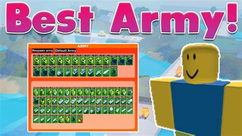 Noob Army Tycoon Best Army Army Military
