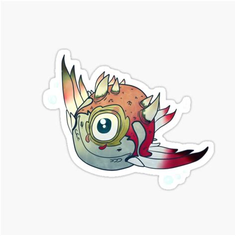 Crashfish Subnautica Sticker By Dtsuccubus Redbubble
