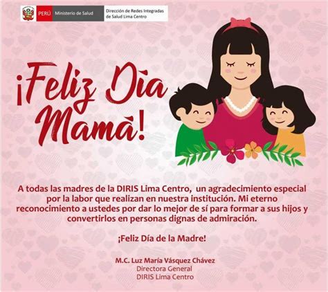 Saludo Por El Día De La Madre Diris Lima Centro