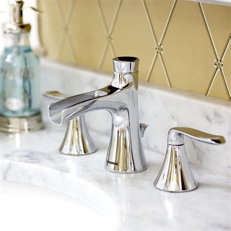 With a quality touchless bathroom faucet, you not only improve your hygiene, but you also economize on water usage. Speakman Caspian Widespread Bathroom Faucet with Pop-Up ...