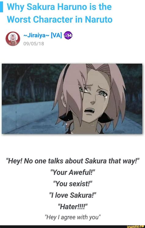 I Why Sakura Haruno Is The Worst Character In Naruto ~jiraiya~ Va 4