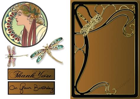 Art Nouveau Dragonfly Cup78966481178 Craftsuprint