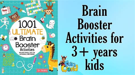 1001 Ultimate Brain Booster Activities Book For 3 Years Kids Brain