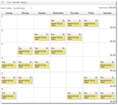 The team's schedule changes week to week. 7 Different 12-Hour Shift Schedule Examples to Cover Round ...