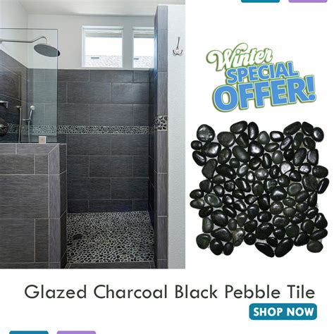 Glazed Pebble Tiles