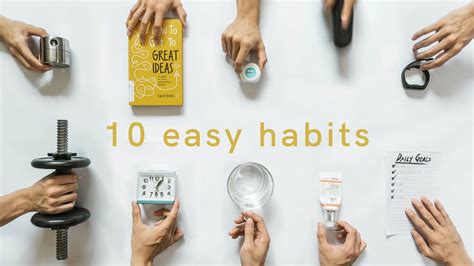 10 Easy Daily Habits Youtube
