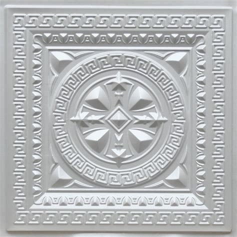 30,5cm estaño de apariencia, no eco de. D220 White Pearl Faux Tin Ceiling Tile 2x2, Made of PVC ...