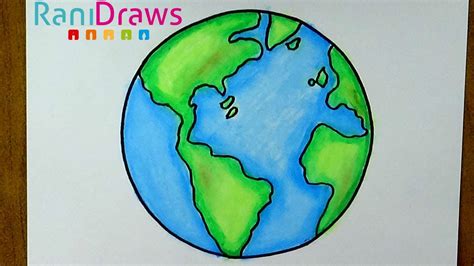 Cómo Dibujar Al Planeta Tierra Con óleo Pastel Nivel Fácil
