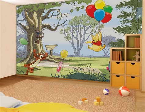 Cartoon winnie the pooh bear wall decals for kids rooms bedroom nursery decor posters diy animal wall stickers art pvc posters. Pin by Beth Nemecek on Baby :) | Disney wall, Nursery ...