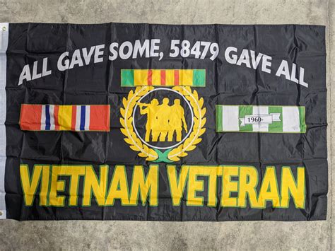 Vietnam Veteran Flag 3x5 All Gave Some 58479 Gave All Discount Flags