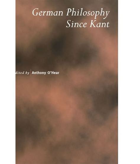 German Philosophy Since Kant Buy German Philosophy Since Kant Online