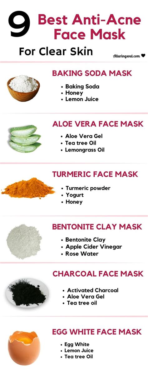 9 Easy Homemade Face Mask For Acne You Probably Didn T Know Anti Acne