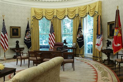 In Pictures The Oval Office And West Wing After Renovations At The