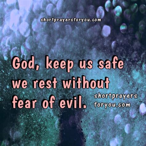 God Keep Us Safe Christian Night Prayer
