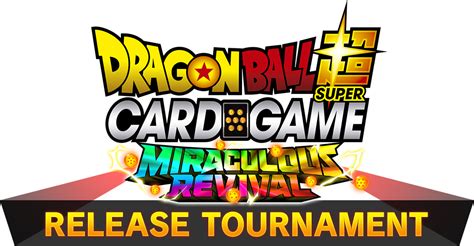 Miraculous Revival Release Tournament Event Dragon Ball Super Card Game
