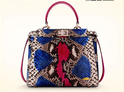 100 Genuine Python Snake Skin Bag Lady Women Designer Handbag