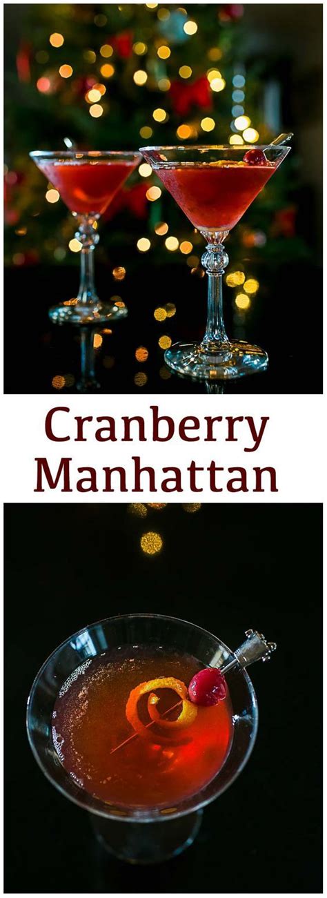 Cranberry Manhattan Recipe Easy Drink Recipes