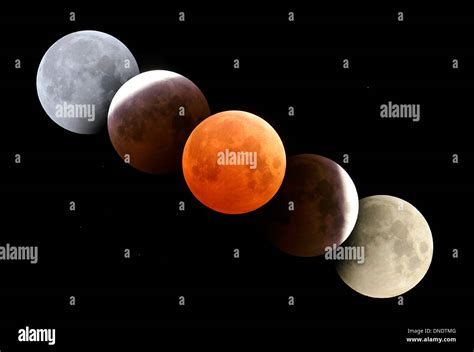 Phases Of A Lunar Eclipse Hi Res Stock Photography And Images Alamy