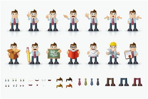 Business Man Vector Characters Ai Eps Uidownload