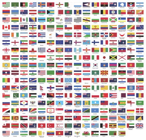 Kumpulan Bendera Negara Seluruh Dunia Vector Banua Sablon