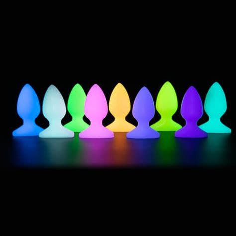 Silicone Anal Butt Plug Glow In The Dark Sex Toys Perfect Etsy