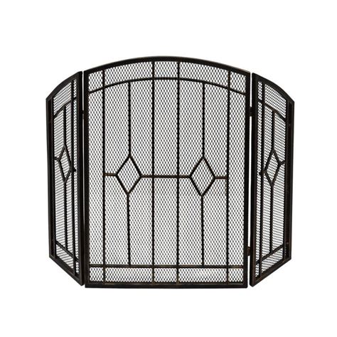 Home Loft Concepts Izaiah 3 Panel Iron Fireplace Screen And Reviews