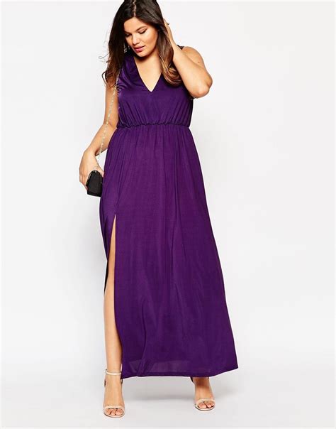 Truly You Plunge Front Sleeveless Maxi Dress At Maxi Dress