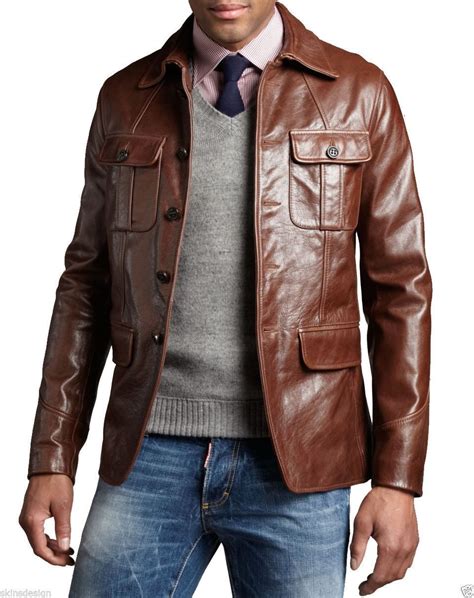 Men Genuine Lambskin Pure Leather Jacket At Rs 4000piece Andheri