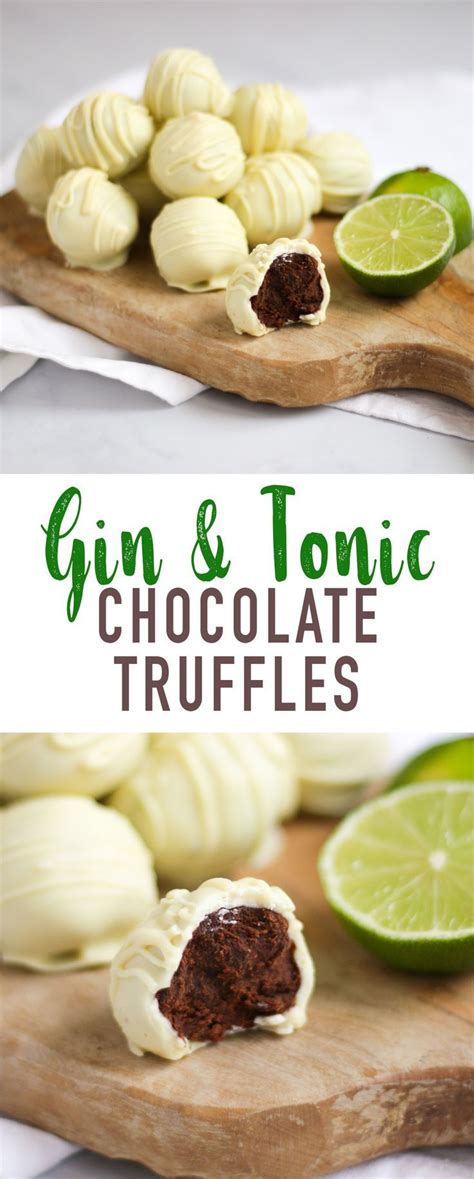 Taming Twin S Gin And Tonic Truffles With White Chocolate Recipe