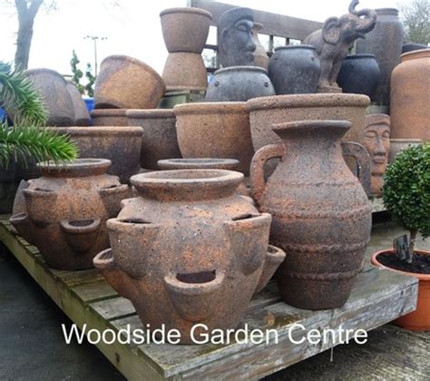 Learn how to make this strawberry pot with our how to plant in a strawberry pot. Large Old Stone Herb Planter | Woodside Garden Centre ...