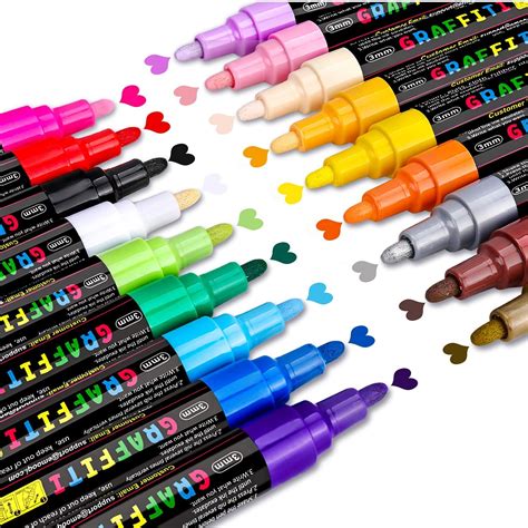 Paint Pens Kids Stock Vector Images Alamy
