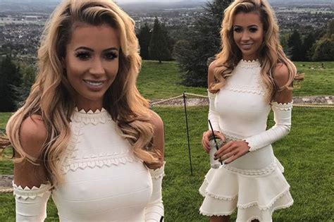 olivia attwood courts controversy as she flashes her nipples in tight white dress at country