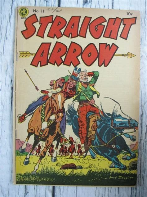 Straight Arrow 11 Me Comic Golden Age 1951 Vg Western Comic Books