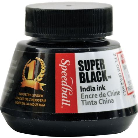 Speedball Super Black India Ink 59 Ml 3338 Hndmd