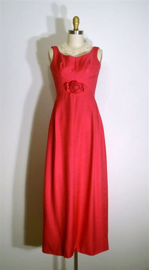 vintage 1960s party dress 60s cocktail dress fuschia pink