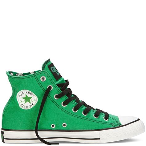 Converse Chuck Taylor All Star Green Day Kerplunk Hi Canvas Shoes In