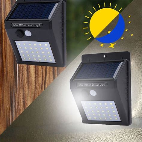 luminária solar de parede lorben 30 leds sensor de movimento lorben