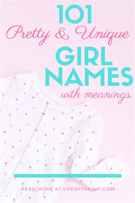 101 Pretty And Unique Girl Names Life With Kami
