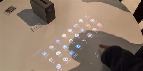 Sonys Xperia Touch Projector Turns Your Wall Into A Touchscreen