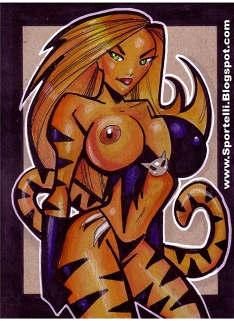 Nude Sketch Tigra Porn And Pinup Art Superheroes