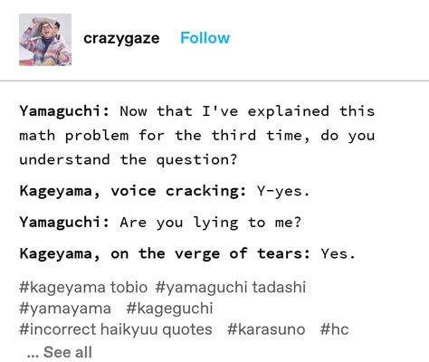 Everyday power ► inspiring haikyuu quotes from the anime series. Pin by Alora on Haikyuu | Haikyuu funny, Haikyuu, Haikyuu characters